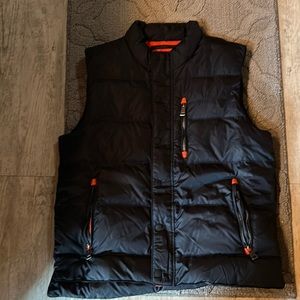 Orvis Men’s Navy/Orange Puffer Vest